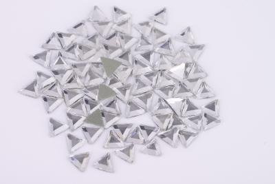 China Triangle Shape Lead Free Crystal Beads , Crystal Rhinestones For Clothing for sale