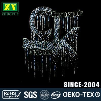 China Customized Size Hot Fix Rhinestone Motif Korean A Stone Shape Nailhead for sale