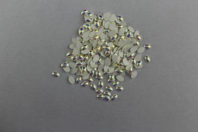 China Anti Corrosion Glitter Rhinestones , Hotfix Clear Resin Rhinestone Beads for sale