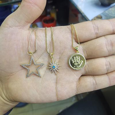 China Cute Fashion Charm Birthday Gift Cute Palm Shape Star Hollow Jewelry Jewelry Accessories for sale