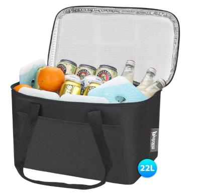 China Waterproof Picnic Cooler Bag Insulated Picnic Basket Cooler Bag 22L Picnic Hamper Folding for sale