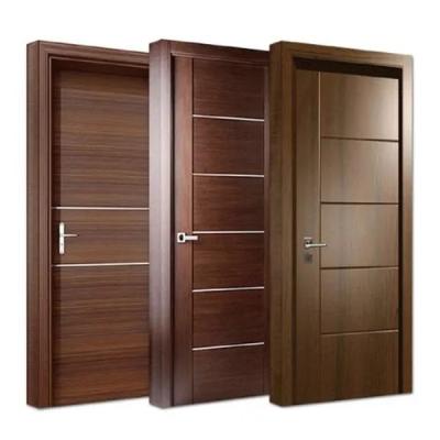 China Custom high quality interior wooden door modern design waterproof interior luxury wooden door for sale