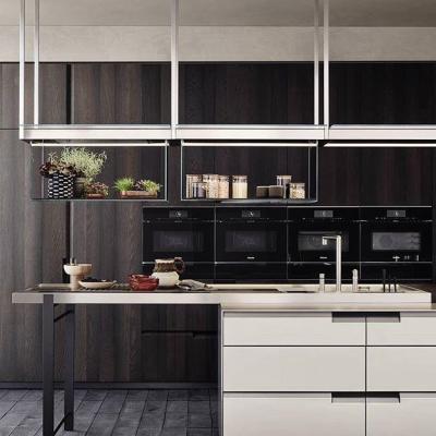 China Modern Luxurious High End Sideboard Designs Matte Kitchen Furniture Cabinets For Home Apartment for sale