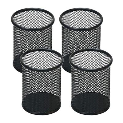 China Whosale Durable All Kinds Of Pen Holder Mesh Pencil Holder Metal Pencil Holder For Office Desk Pen Organizer for sale