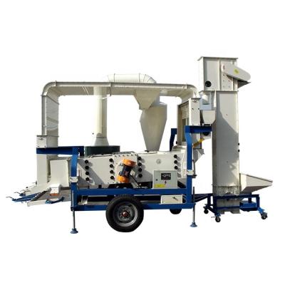 China Cereal grain cleaner mung bean processing machine wheat stripper and tonner machine for sale