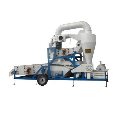 China Combination Movable Gravity Separation Duckweed and Barley Pepper Seed Pulses Processing Plant Precleaner Machine for sale