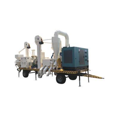 China Customized Mobile Seed Processing Machine Grain Cleaning Seed Processing Plant for sale