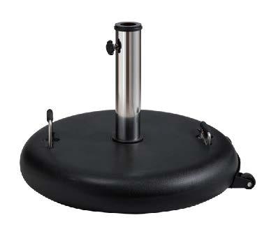 China Modern Outdoor Recreation Concrete Umbrella Stand Round Concrete Umbrella Base for sale