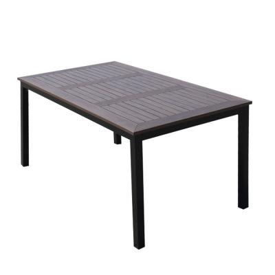 China New Style Garden Modern Multi Functions Square Outdoor Table Table Plastic Wood for sale