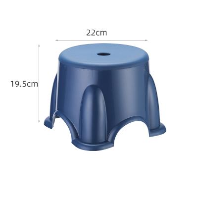 China Modern High Quality Plastic Stackable Bath Toilet Kids Sitting Round Stool for sale