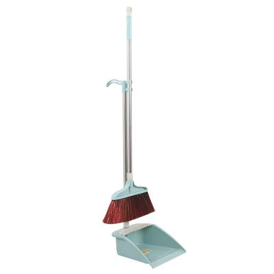 China Household Floor Home Sweeper Modern Design Broom And Plastic Dustpan Set for sale