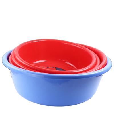 China Durable Hot Selling Plastic Round Tub Baby Tub Non-slip Wear-Resistant Large Wash Basin for sale