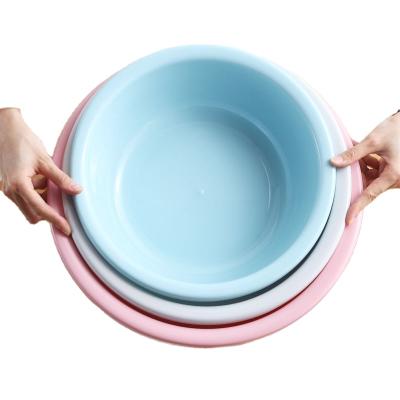 China Good Price Sustainable New Type Cheap PP Kitchen Round Children Use Plastic Basin for sale