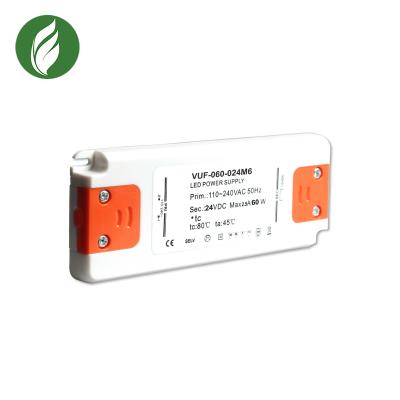 China 12V 24V 36V 48V 36W DALI led dimming constant voltage driver , perfect DALI led driver VUF-060-024M6 for sale