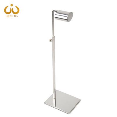 China wholesale shiny silver metal handbag display stand for bag display 15*13 cm for sale