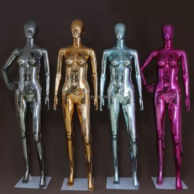 China Series body mannequin plated female mannequins in window display mannequin for sale