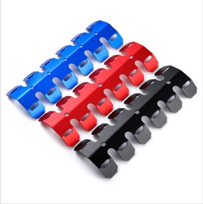 China Aluminum Alloy Motorcycle Vehicle Rider Modification Parts Exhaust Heat Shield Anti-scalding Cover for sale