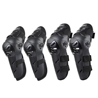 China ABS Plastic Motorcycle Knee Pads Summer Riding Equipment Locomotive Rider Knee Pads Anti-Falling Four-Piece Set for sale