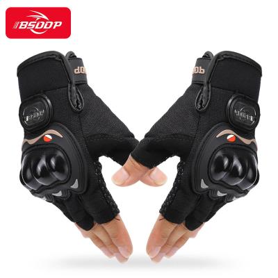 China Half Finger Mesh Surface Anti-fall Safety Slip-resistant Riding Touchable Breathable Motorcycle Racing Hand Guard RH-A0106 for sale