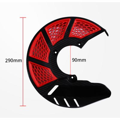 China Classic Multicolor Grid Style Parts Plastic Motocross Front Brake Disc Rotor Protector Cover Guard For Yamaha WR250F/450F/YZ125X/250X for sale