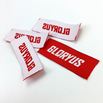 China Sustainable Popular Wholesale Garment Accessories Custom Design Woven Label for sale