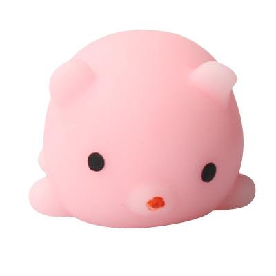 China Middle-aged (36-60 years old) Amazon Squishy hot sale New exotic decompression ball cute pet TPR soft glue compressable musical toy for sale