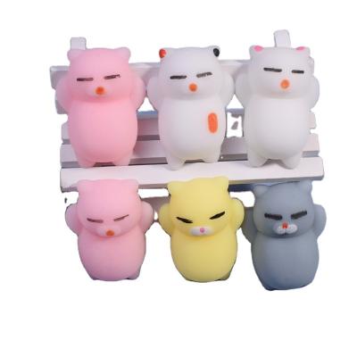 China Mini Toy Rts Cheap Kawaii Squishies Animals Toys For Stress Relief Fidget Sensory Toy Autism cat Mini Mochi Squishies For Kids And Adults for sale