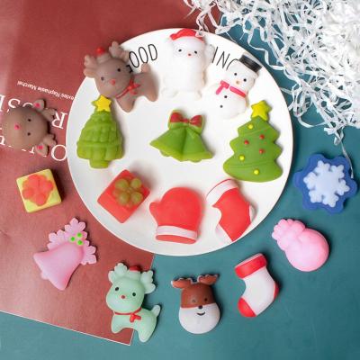 China Funny Educational Toy Christmas Mini Kawaii Animal Cartoon Sensory  Fidget Toys Squishies Mochi Squeeze Party Favors Stress Relief for Christmas toy for sale