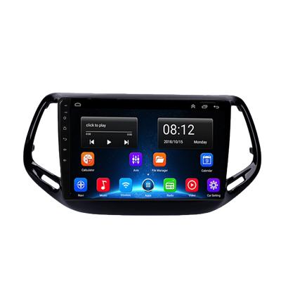 China Android GPS+RADIO+wirelss+USB GRANDnavi for JEEP COMPASS 2017 din car radios Para carros android dual 10 inch wifi car stereo wholesales for sale