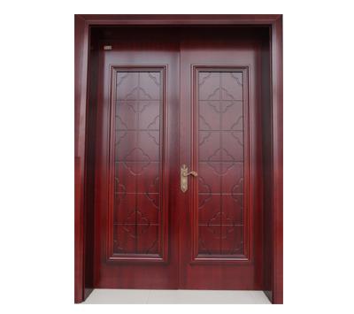 China Modern Design Waterproof Others Doors Waterproof Interior Hollow Bathroom Bedroom WPC Door With Door Frame for sale