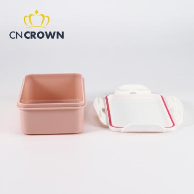 China Hot Insulated Kids Lunch Box Bento Boxes Amazon Fashion Customized Amazon Fashion Korean Style Rectangle Food Container Boxes for sale