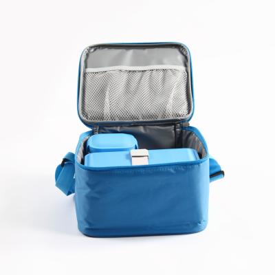 China Viable 3 In 1 Lunch Box With Tumbler Set Cooler Bag And Plastic Bag Lunch Box Container for sale