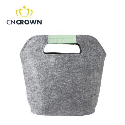 China Viable Storage Container Multifunctional Felt Food Bag Cooling Bento Bag Lunch Box Lunch Box Set With Bag for sale