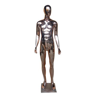 China Custom Full Size Rose Gold Face Sex Male Abstract Muscular Mannequins Eco-friendly Body for sale