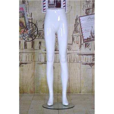 China Hot Sale Eco-friendly Lower Body Torso Pants Female Sexy Mannequins Legs Jeans Pants White Stand With Base for sale