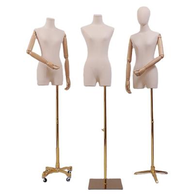 China 2020 Fashion Eco-friendly Display Upper Body For Sale Cheap Plastic Dress Form Female Mannequin for sale