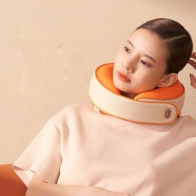 China High Quality Neck Shoulder Body Shiatsu Back Massager with Heating Roller Massage Kneading Pillow for sale