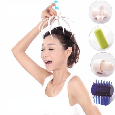 China Multifunctional Electric Head Octopus Head Massager The Other Massage Product Vibration Hair And Facial Massager for sale