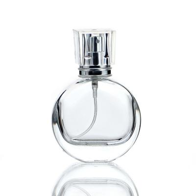 China High End Classic Logo Cosmetic Custom Perfume Bottle 30ml 50ml 100ml Perfume Glass With Sprayer for sale