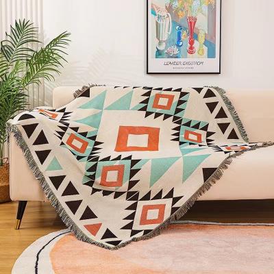 China Wholesale Woven Bohemian Throw Blanket Picnic Blanket Woven Custom Wearable Tapestry for sale