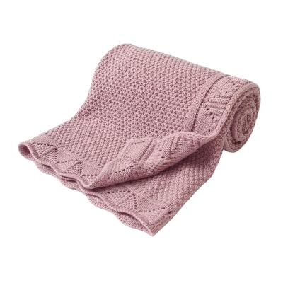 China Portable Spring and Autumn Baby Hollow Multifunctional Blanket Super Soft Newborn Wrap Blanket for sale