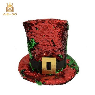 China Wholesale Unisex Custom Made Character Jazz Hats Summer Halloween Party Sequin Panama Hat for sale