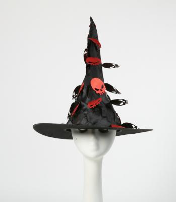 China New Products Polyester Innovative DIY Custom Made Witch Cone Carnival Hat Beautifully for sale