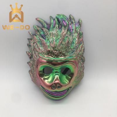 China New Arrival PP Full Color Magical Halloween Party Mask Colorful Electroplating Protective Mask For Dancing And Cosplay for sale