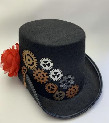 China New Product Ideas Halloween Carnival Durable Party Gentleman Magic Top Hat for sale