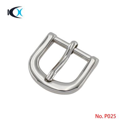 China Custom Made Steel Accessories 20mm Metal Pin Buckles Needle Buckle For Purse Strap Eco-friendly for sale