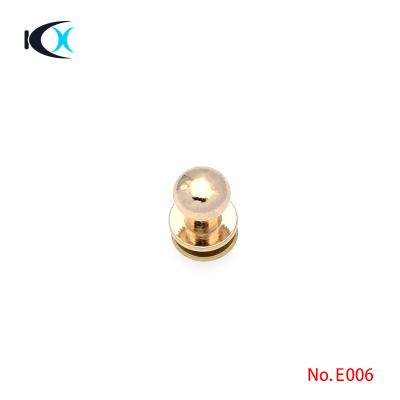 China Factory Wholesale Eco - Friendly Various Pacifier Nails Brass Metal Round Head Rivet for sale