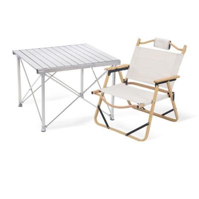 China Wholesale Outdoor Leisure Chair Folding Wooden Frame Chair Easy-carry Camping Dining Chairs For Beach for sale