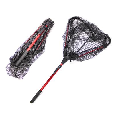 China Multifilament Retractable Fishing Net Ultralight Telescoping Collapsible Landing Net for Fly Fishing Fish Catching Small Landing for sale