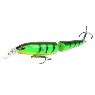 China Outdoor Activities Fishing Lures Hard Bait Bass For 2 Segments Swimbait Joint Multi 10.5cm 9g With Strong Hooks for sale